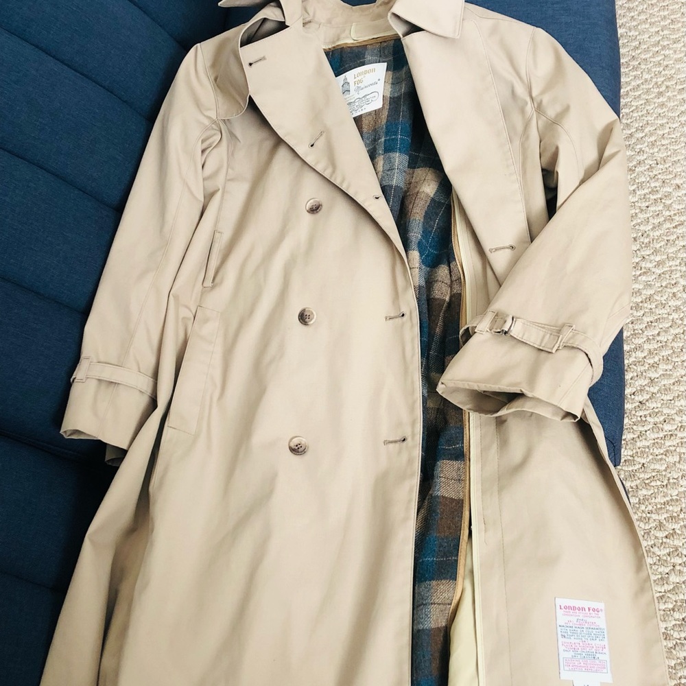 Vintage London Fog Tie Up Trench Coat